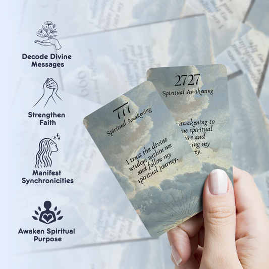 Angel Numbers Affirmation Deck