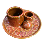Ceramic Burner (Smudge Stick, Palo Santo Wood & Incense Burner)
