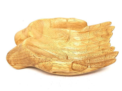 Wooden Hand Offering Bowl