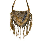Celestial Stonewashed Crossbody Fringe Bag