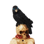 Skull/Raven Rose  Incense burner