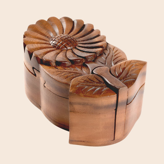 Sunflower Puzzle Box