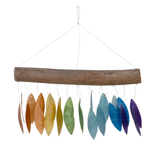 Rainbow Capiz Shell Chime