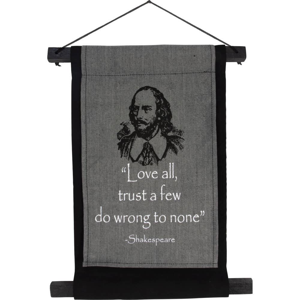 Small Cotton Banner - Shakespeare