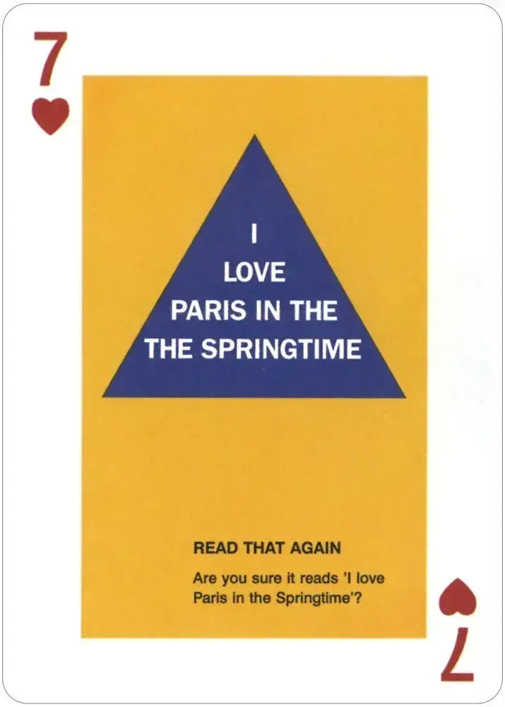 Optical Illusions Playing Card Deck