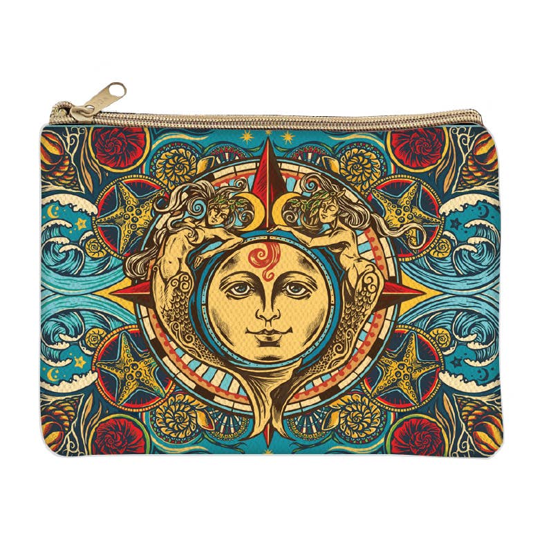 Sun & Mermaids Zipper Pouch