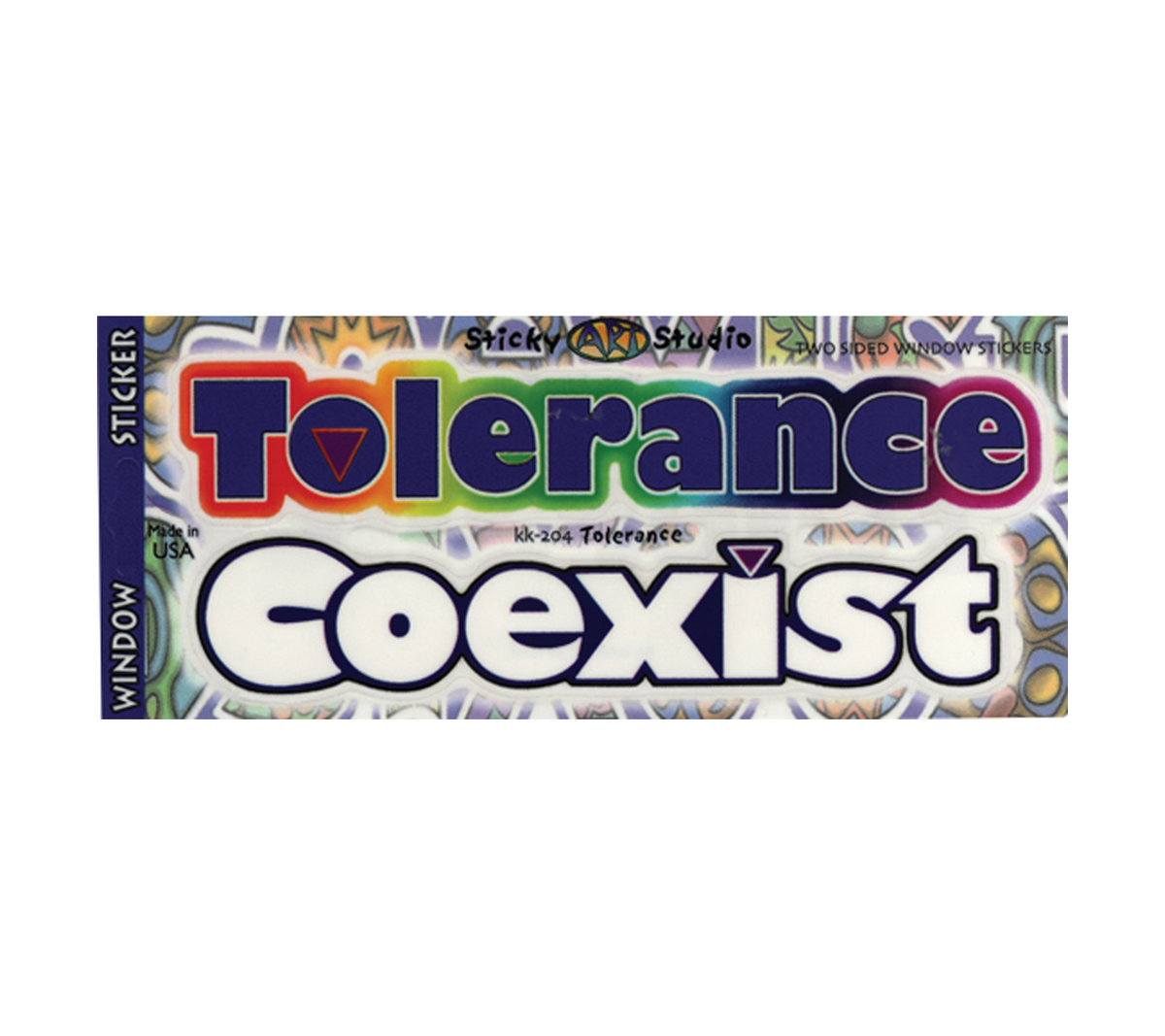 Tolerance / Coexist Sticker