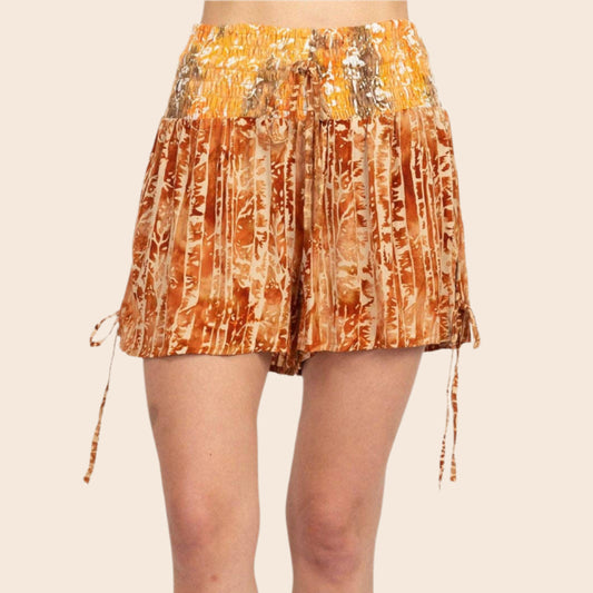 Batik Tie Shorts