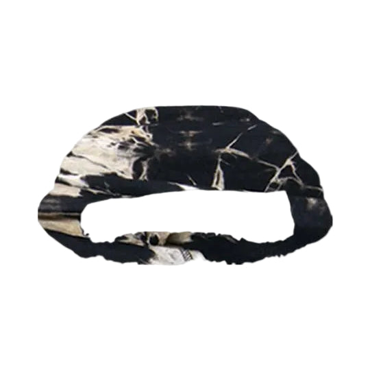 Black and Tan Tie Dye Headband