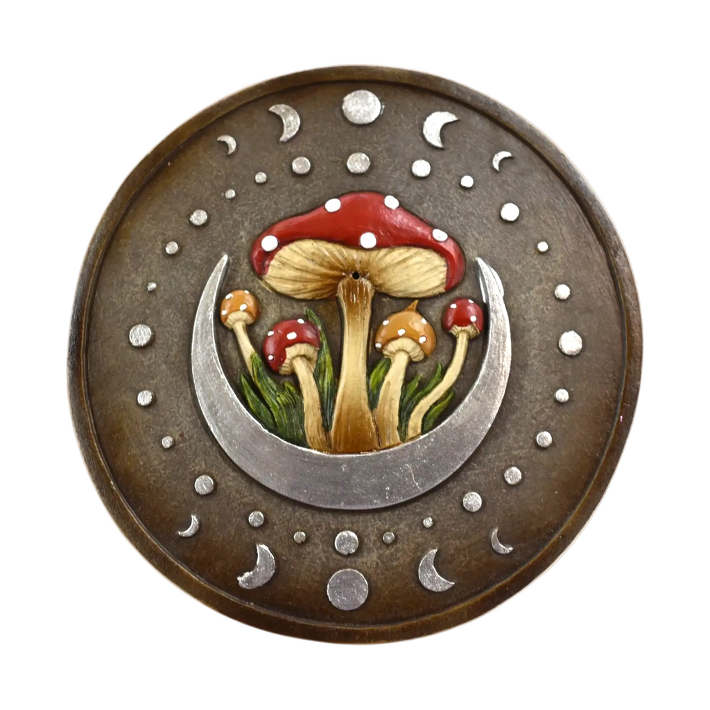 Round Mushroom Incense Burner
