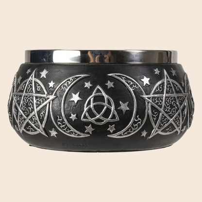 Triple Moon Smudge Bowl