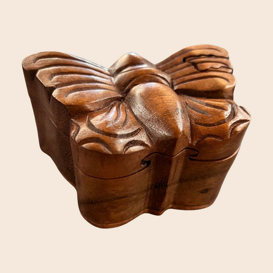 Butterfly Wooden Puzzle Box