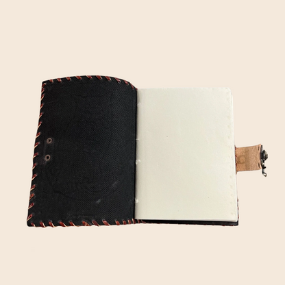 Evil Eye Tiger's Eye Leather Journal