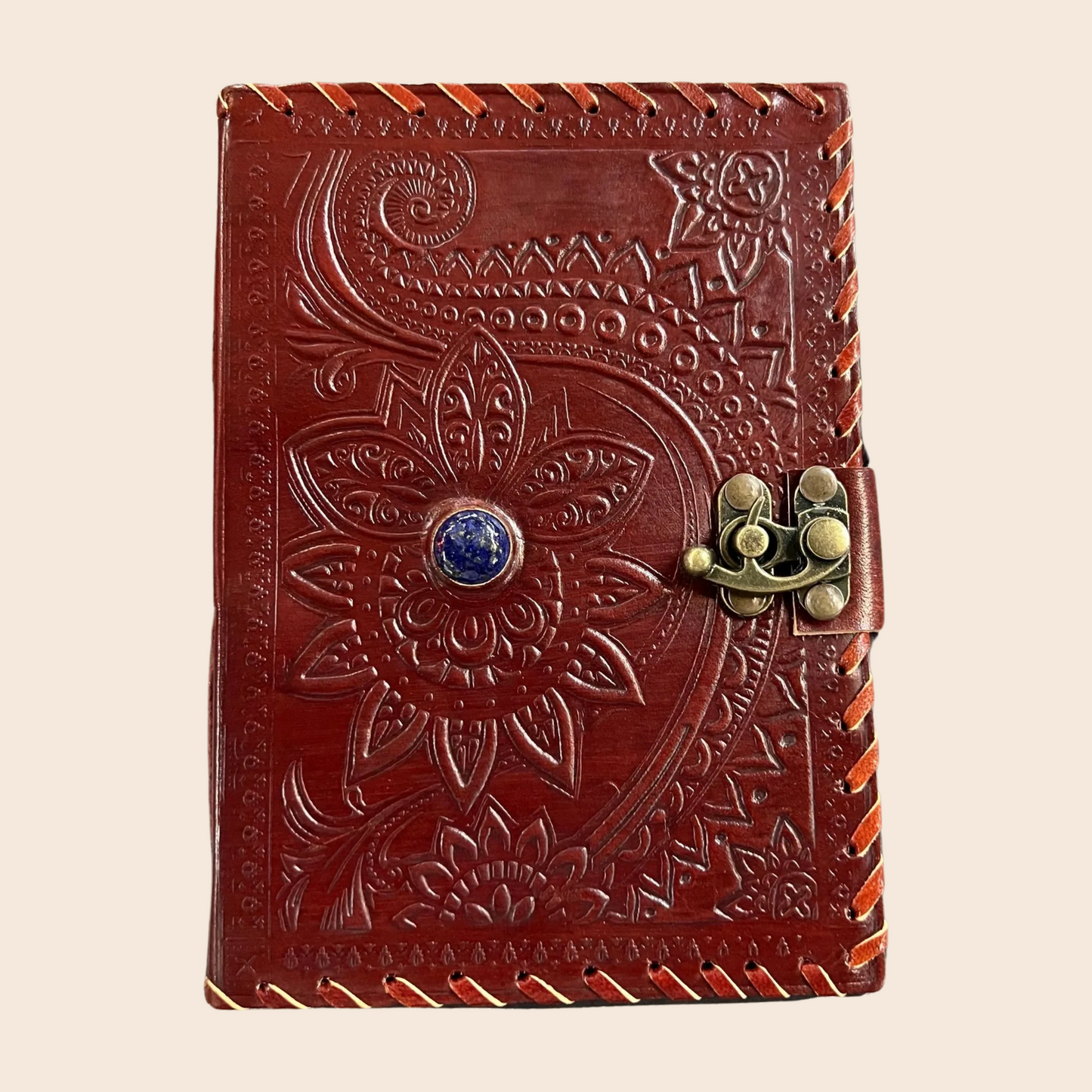 Lapis Mandala Leather Journal