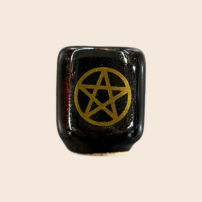 Pentagram Spell Candle Holder