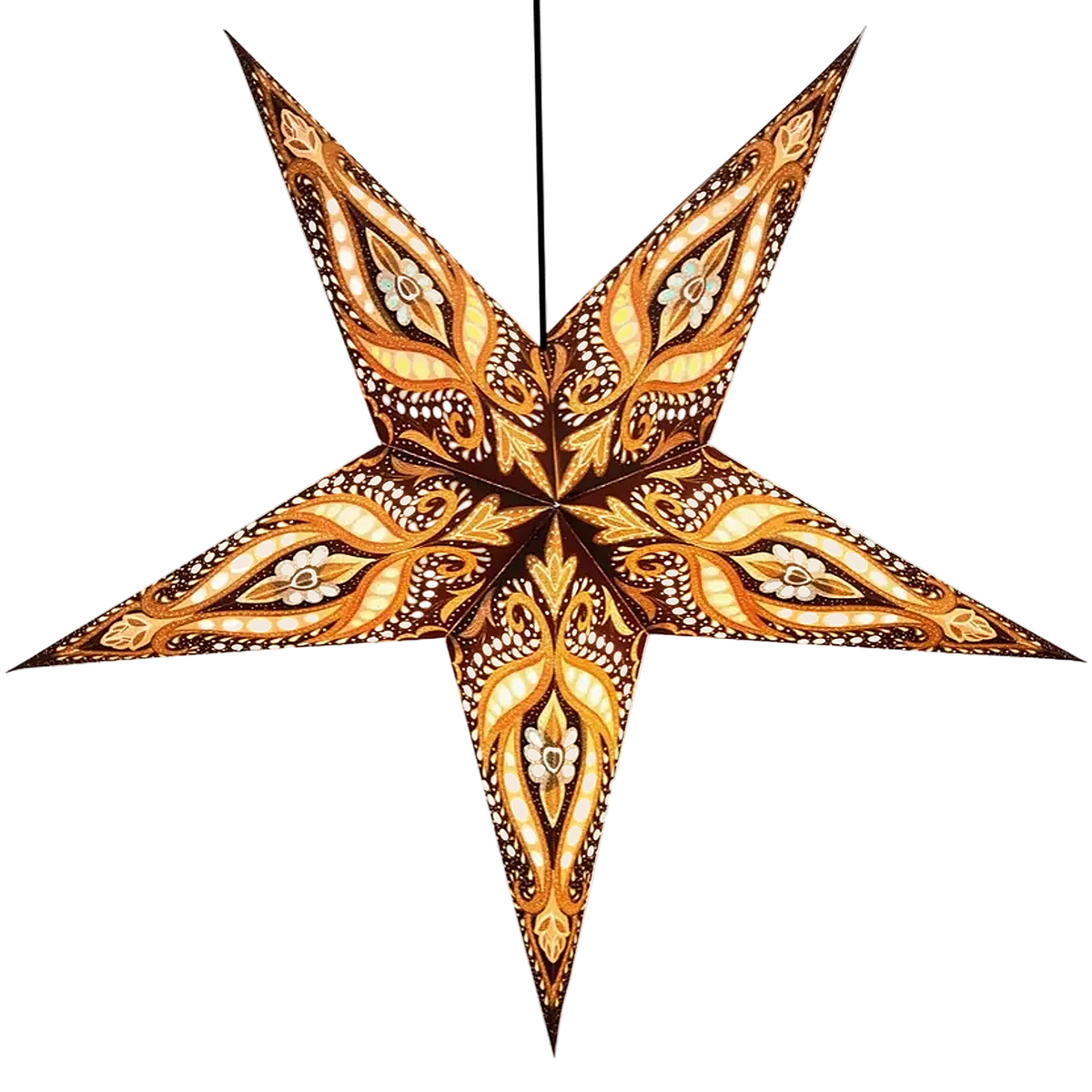 Tiger's Eye Paper Star Lantern