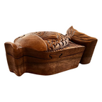 Fish Wooden Puzzle Box