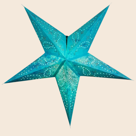 Caribbean Cool Paper Star Lantern