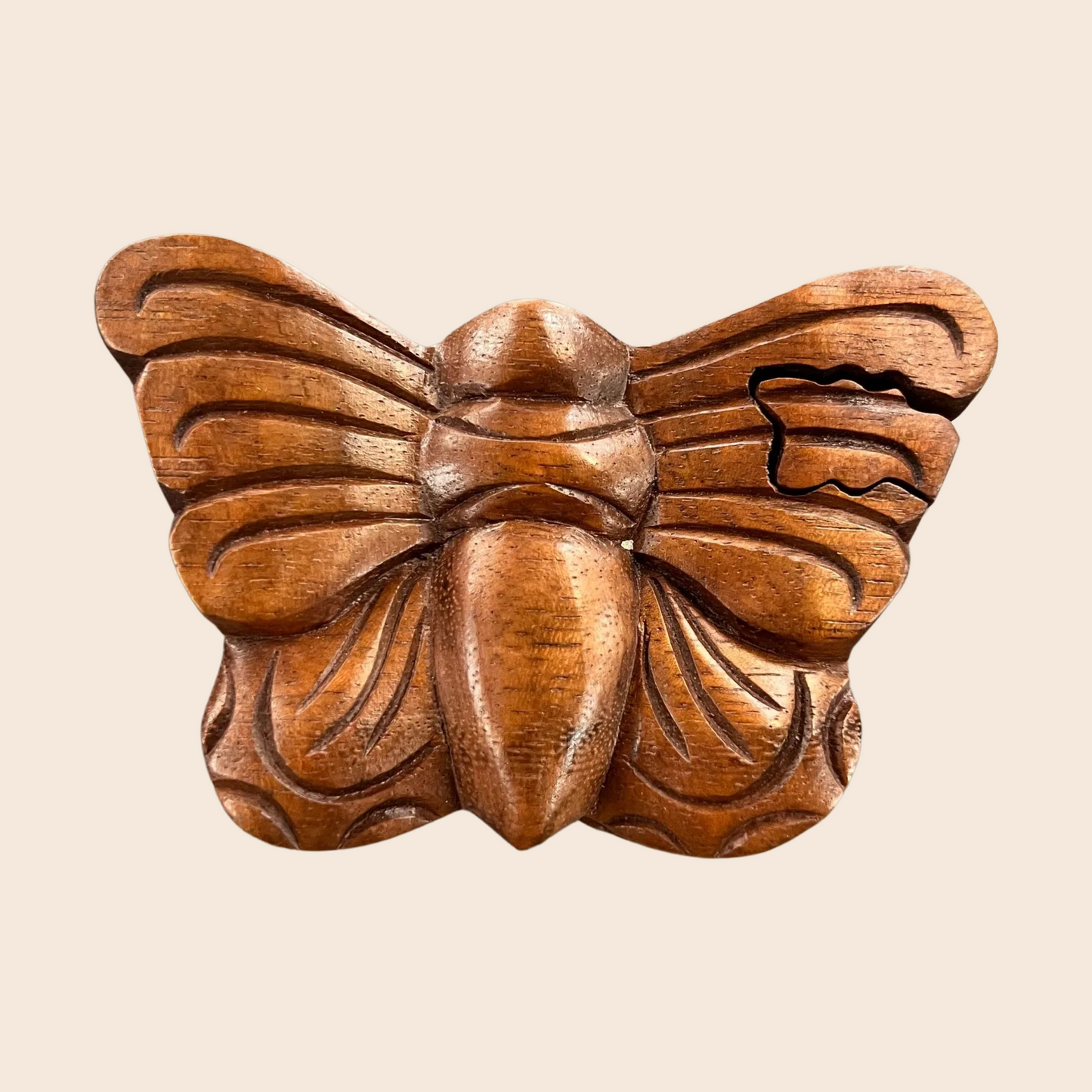 Butterfly Wooden Puzzle Box
