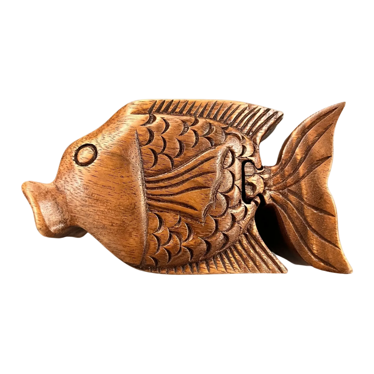 Fish Wooden Puzzle Box