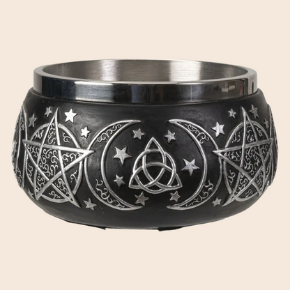 Triple Moon Smudge Bowl