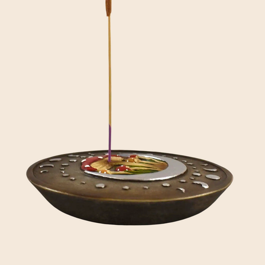 Round Mushroom Incense Burner