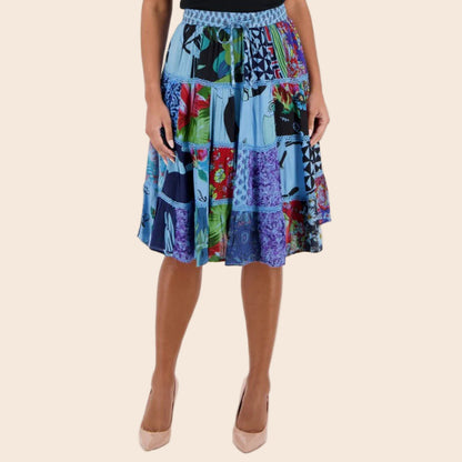 Elina Patchwork Festival Skirt