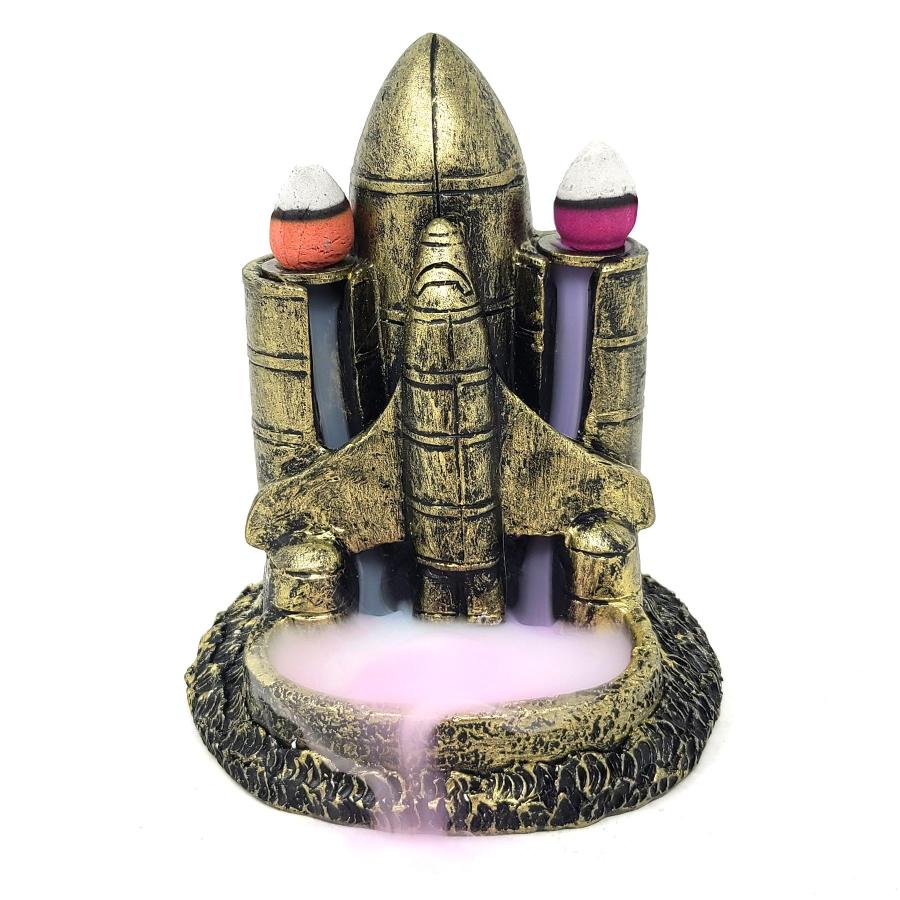 Rocketship Backflow Incense Burner