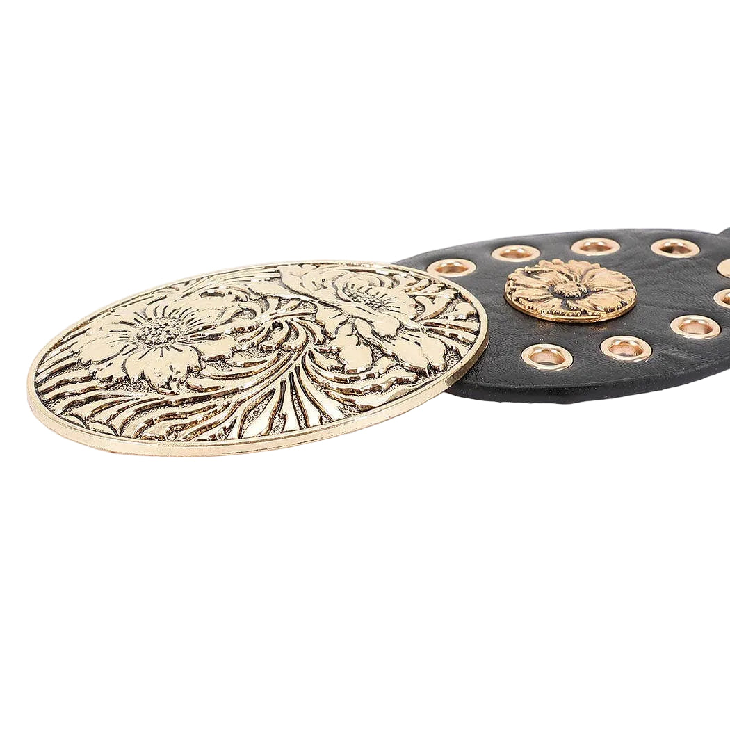 Oval Linked Statement Belt