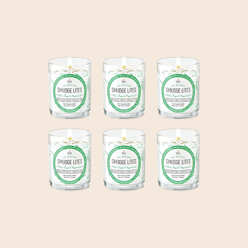 Peppermint Sage Votive Smudge Candle