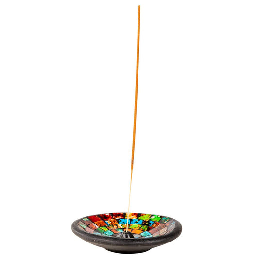 Rainbow Mosaic Incense Burner