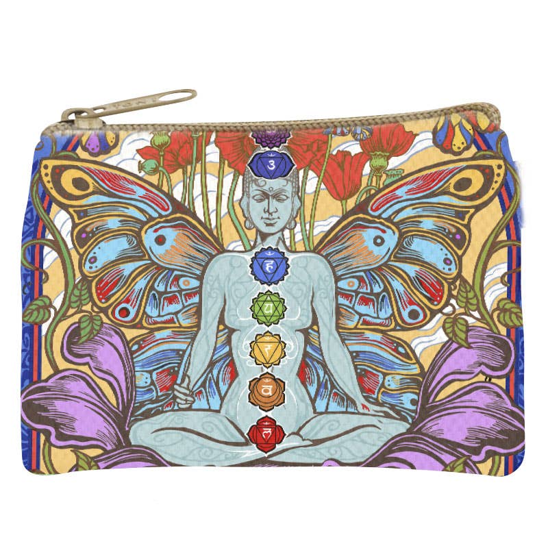 Chakra Lotus Zipper Pouch