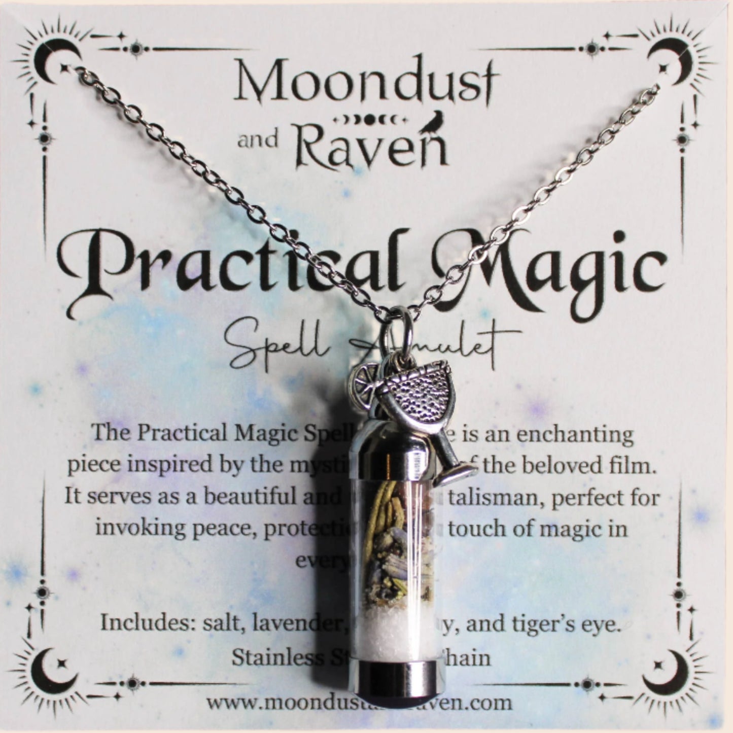 Practical Magic Spell Jar Necklace