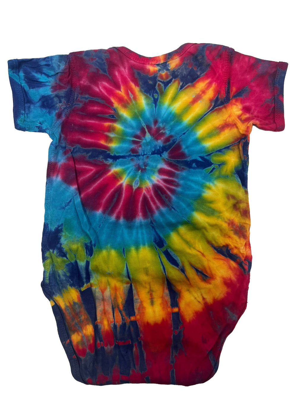 Rainbow Infant Hand Dyed Cotton Tie Dye Onesie