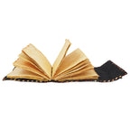 2 Tone Leather Embossed Journal with Tiger Eye Stone