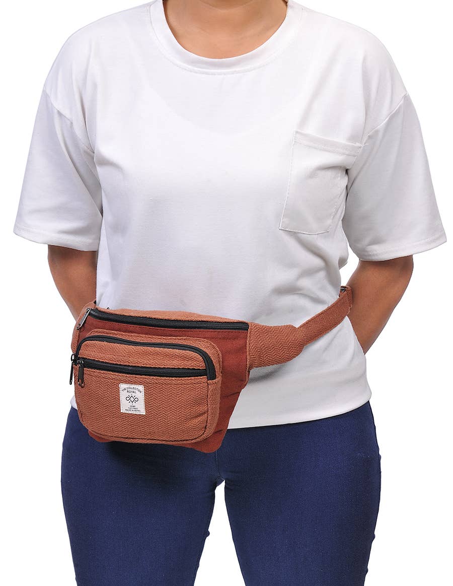 Hippie Boho Hemp Cotton Bohemian Fanny Pack
