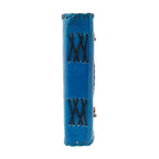 Blue Leather Embossed Journal with Quartz stone