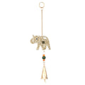 Mosaic Elephant Windchime With Bells