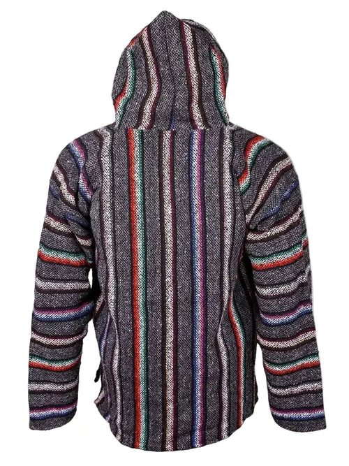 Baja Gray and Multicolor Stripes