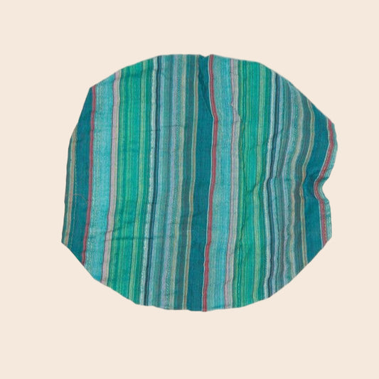 Light Green Striped Headband