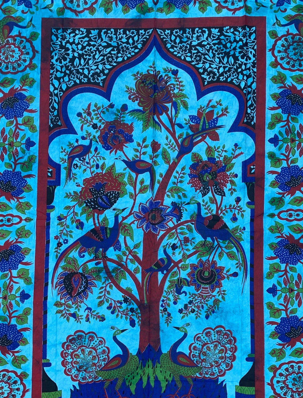 Temple Tree Of Life Tapestry Wall Hanging Decor Beach Throw