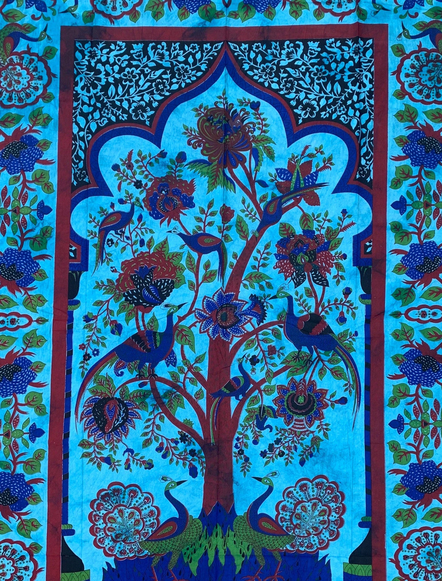 Temple Tree Of Life Tapestry Wall Hanging Decor Beach Throw