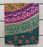 Green Floral Mandala Tapestry Wall Decor Beach Throw 80X50 Inches