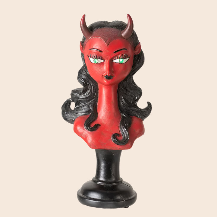 Lady Devil with LED Light Eyes