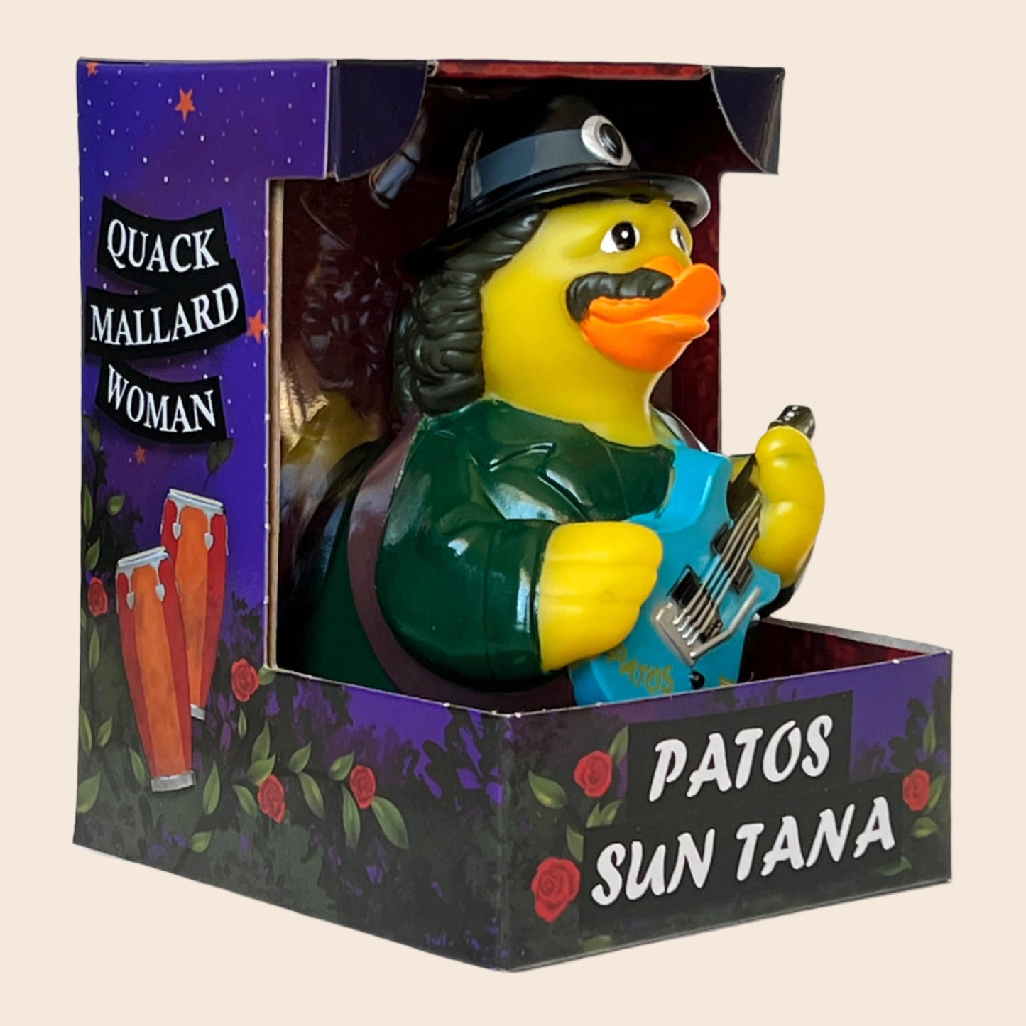 Celebriducks Patos Sun Tana - Quack Mallard Woman Rubber Duck