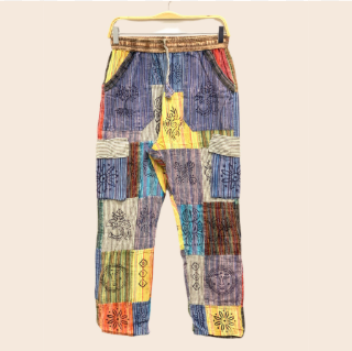 Cotton Multi Patch Pants