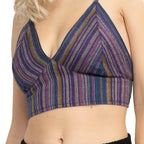 Striped Bustier Crop Top
