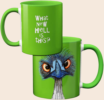 What New Hell Ostrich Mug
