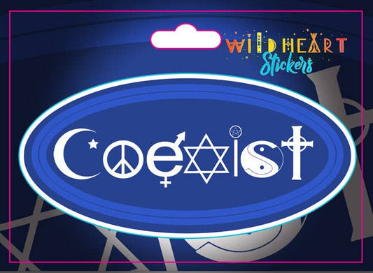 Coexist Window Sticker