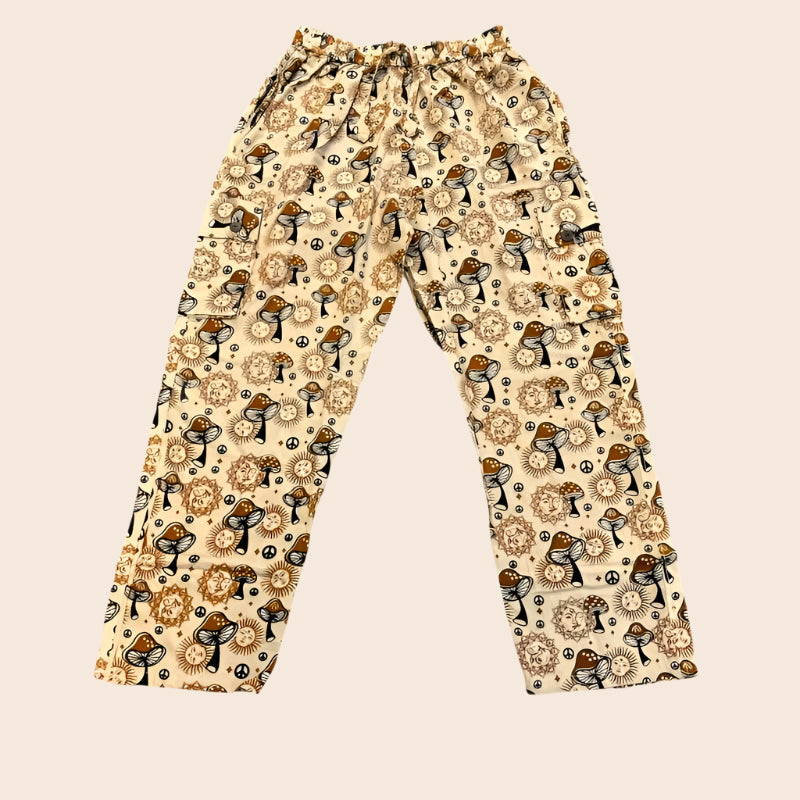 Mushroom and Sun Pants